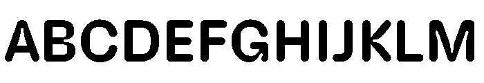 Puget Regular Font UPPERCASE