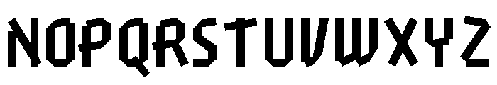 Puma 2012 Font UPPERCASE