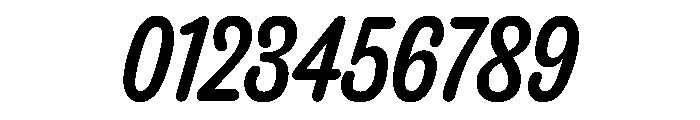Punch Italic Font OTHER CHARS