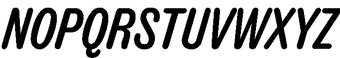 Punch Italic Font UPPERCASE