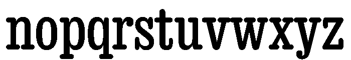 Punch Roman Font LOWERCASE
