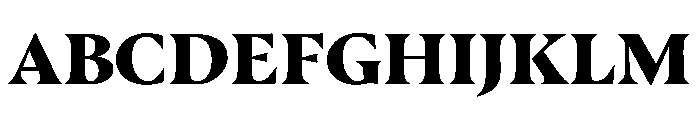 Punta Black Font UPPERCASE