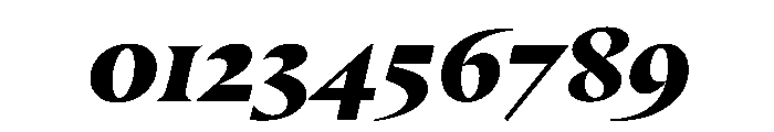 Punta BlackItalic Font OTHER CHARS