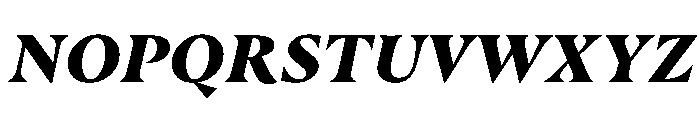 Punta BlackItalic Font UPPERCASE
