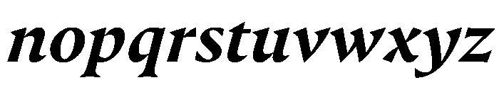 Punta BoldItalic Font LOWERCASE