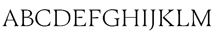 Punta Light Font UPPERCASE