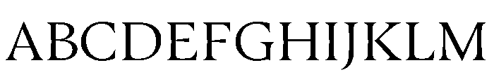 Punta Regular Font UPPERCASE