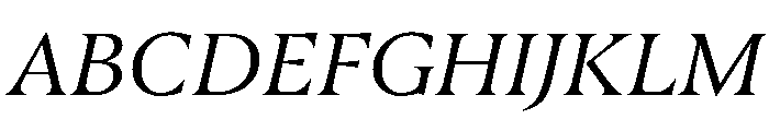 Punta RegularItalic Font UPPERCASE