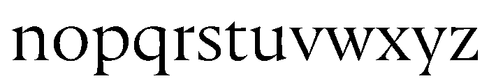 Punta Regular Font LOWERCASE