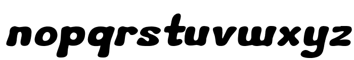 Pudgy-BoldItalic Font LOWERCASE