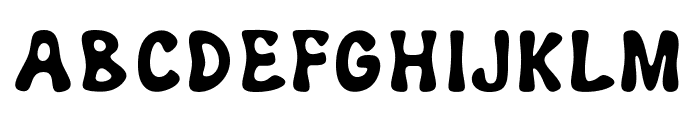 Pudgy Font UPPERCASE