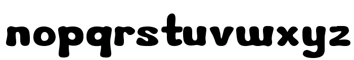 PudgyBold Font LOWERCASE