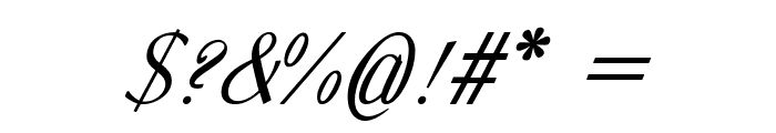 Punchello-BoldItalic Font OTHER CHARS