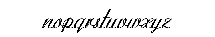 Punchello-BoldItalic Font LOWERCASE