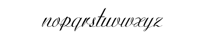 Punchello-Italic Font LOWERCASE