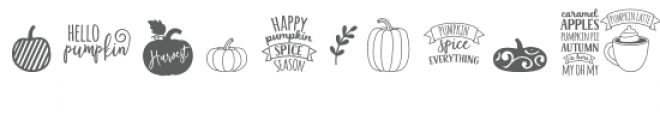 pumpkin dingbats font Font UPPERCASE