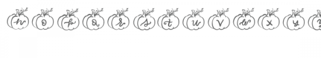 pumpkin script font Font LOWERCASE
