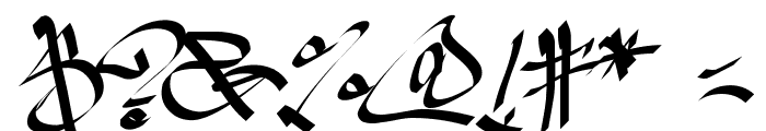 PWGraffiti Font OTHER CHARS