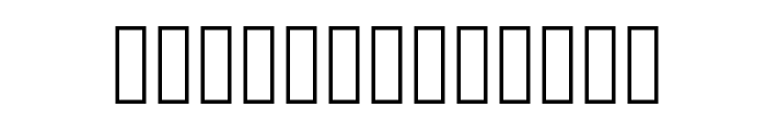 PWRectangle Font LOWERCASE