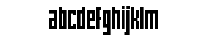 pxlxxlcond Font LOWERCASE