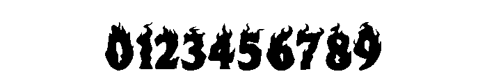 Pyrostrike Gothic Regular Font OTHER CHARS
