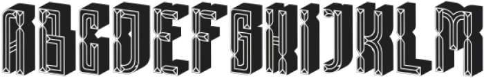 Pyra Maze Five otf (400) Font UPPERCASE