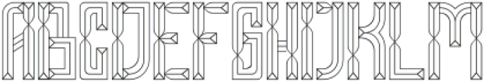 Pyra Maze Regular otf (400) Font LOWERCASE