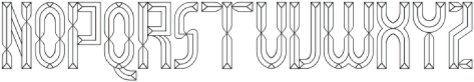 Pyra Maze Regular otf (400) Font LOWERCASE