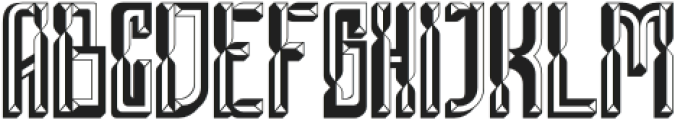 Pyra Maze Seven otf (400) Font UPPERCASE