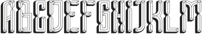 Pyra Maze Six otf (400) Font UPPERCASE