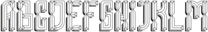 Pyra Maze Three otf (400) Font LOWERCASE