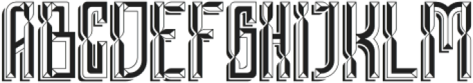 Pyra Maze Two otf (400) Font UPPERCASE