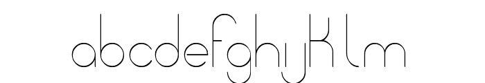 Pycuaf light tfb Font LOWERCASE