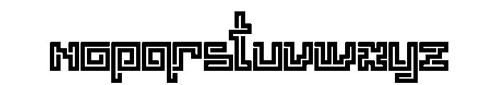 Pype Bold Font LOWERCASE