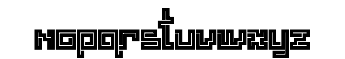 Pype Extrabold Font LOWERCASE