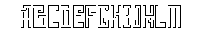 Pype Extralight Font UPPERCASE