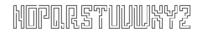 Pype Extralight Font UPPERCASE