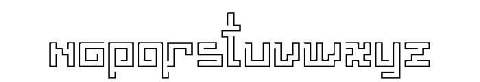 Pype Extralight Font LOWERCASE