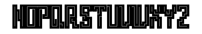 Pype Heavy Font UPPERCASE