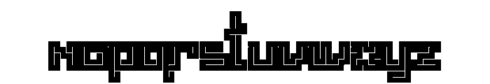 Pype Heavy Font LOWERCASE