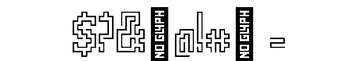 Pype Light Font OTHER CHARS