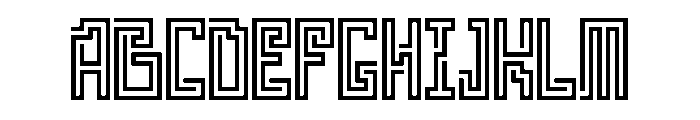 Pype Medium Font UPPERCASE
