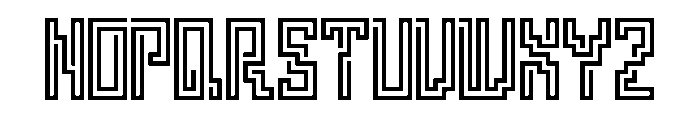 Pype Medium Font UPPERCASE