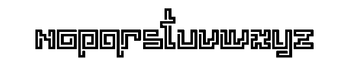 Pype Semibold Font LOWERCASE