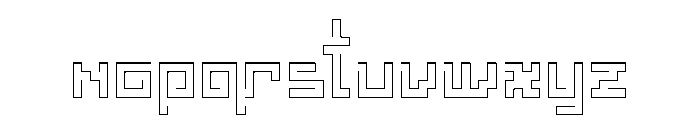 Pype Thin Font LOWERCASE