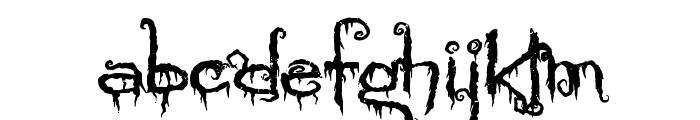Pyrite Crypt Font LOWERCASE