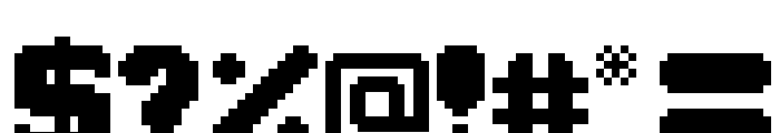 Pyxxl Regular Font OTHER CHARS