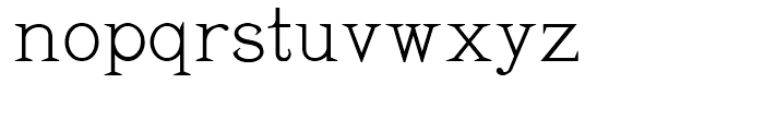 Pyramus NF Regular Font LOWERCASE