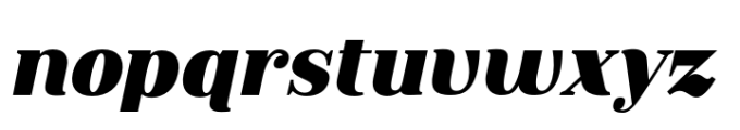 Pygmalion Black Italic Font LOWERCASE