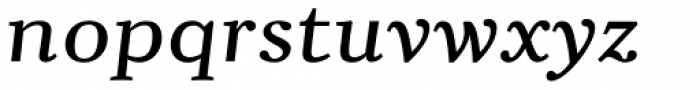 Pyke Micro Italic Font LOWERCASE